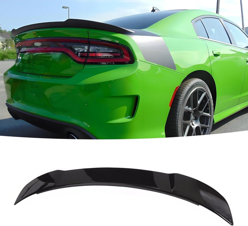 NeespoC Rear Trunk Spoiler Wing Fit for Dodge Charger GT SRT SXT SE R/T Scat Pack 2015-2024 Gloss Black Redeye Style Decklid Lip Exterior Accessories - Image 1